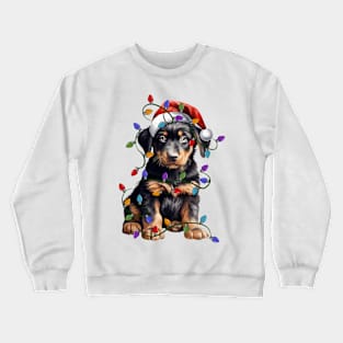 Christmas Puppy Crewneck Sweatshirt